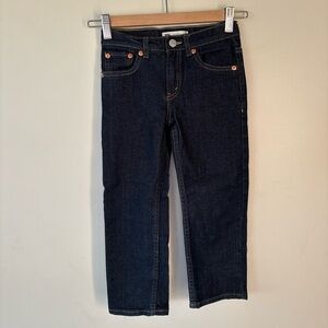 Levi's Dark Indigo Jeans with Tan Label